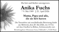 eine Anzeige