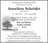 eine Anzeige