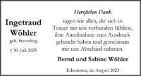 eine Anzeige