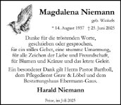 eine Anzeige