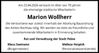 eine Anzeige